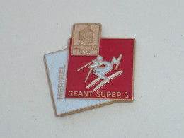 Pin's ALBERTVILLE 92, GEANT SUPER G A MERIBEL - Olympic Games