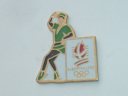 Pin's ALBERTVILLE 92, PATINAGE ARTISTIQUE - Juegos Olímpicos