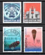 Switzerland, Used, 1993, Michel 1499 - 1450, Europa, 1994, Michel 1525 - 1526, Europa - Usati