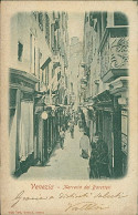 VENEZIA - MERCERIA DEI BARETTERI - EDIZIONE GOBBATO - SPEDITA 1901 (20947) - Venetië (Venice)