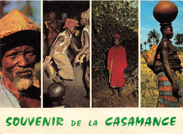 SENEGAL - Souvenir De La Casamance - Republique Du Senegal - Région De Asamance - Animé - Multi-vues - Carte Postale - Senegal