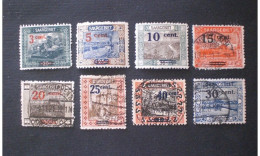 STAMPS GERMANY SAARGEBIET 1921 Landscapes OVERPRINTED MNH - Gebraucht