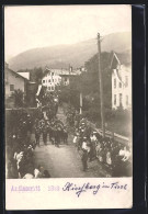 Foto-AK Kindberg /Tirol, Die Parade Zum Antlassritt 1920  - Autres & Non Classés