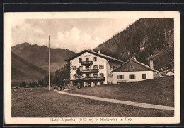 AK Hinterriss, Partie Am Hotel Alpenhof  - Autres & Non Classés