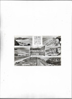 Carte Postale Années 60 Donville Les Bains (50) Multi Vues En Noir Et Blanc - Altri & Non Classificati