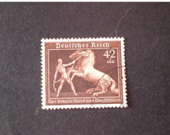STAMPS GERMANY III REICH 1939 6 RUBAN BRUN GRAVE OBLITERATO - Used Stamps