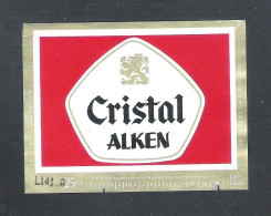 BIERETIKET -   CRISTAL ALKEN     - 25 CL  (BE 453) - Bière