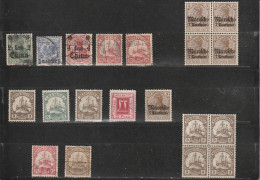 Deut. Kolonien Und Auslandspostämter: Kleines Lot Mit Marken In Der Erhaltung **/*/O.  (087) - Lots & Kiloware (mixtures) - Max. 999 Stamps