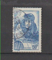 1940 N°461 Guynemer Oblitéré (lot 144) - Used Stamps