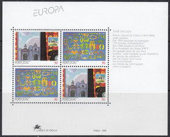 PORTUGAL  Block 93, Postfrisch **, Europa CEPT: Zeitgenössische Kunst, 1993 - Blokken & Velletjes