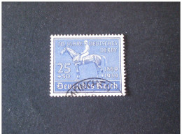STAMPS GERMANY III REICH 1939 The 70th Anniversary Of The German Derby - Oblitérés