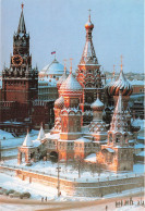 RUSSIE - Moscou - La Cathédrale De Basil Le Bienheureux - Vue Générale - Animé - Carte Postale - Russie