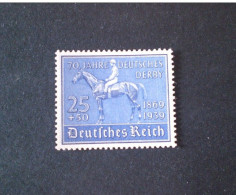 STAMPS GERMANY III REICH 1939 The 70th Anniversary Of The German Derby MNH - Neufs