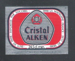 BIERETIKET -  CRISTAL ALKEN - 24.5 CL.  (BE 467) - Bier