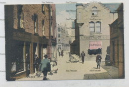 Shetland Postcard Scalloway Lerwick Commercial Street National Series 1900s - Shetland