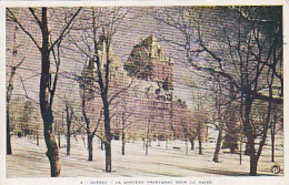 AK 214137 CANADA - Québec - Le Chateau Frontenac Sous La Neige - Québec - Château Frontenac