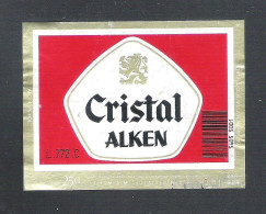 BIERETIKET -   CRISTAL ALKEN  - 25 CL  (BE 477) - Bière