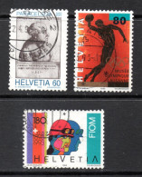 Switzerland, Used, 1993, Michel 1493 - 1495 - Used Stamps