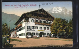 AK Mayrhofen /Zillertal, Gasthof Zur Alten Post Mit Bergpanorama  - Autres & Non Classés