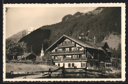 AK Ginzling /Zillertal, Krölls Gasthof Alt Ginzling Mit Kirche Und Bergpanorama  - Sonstige & Ohne Zuordnung