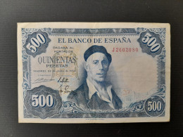 ESPAGNE 500 PESETAS 1954 - 500 Pesetas