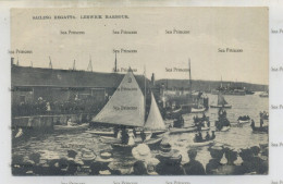 Shetland Postcard Scalloway Lerwick Sailing Regatta Harbour 1900s-10s Used 1911 By Charles Bros Aberdeen - Shetland