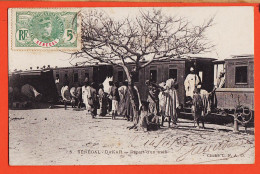 7334 (•◡•) ◉  / ⭐ DAKAR Senegal Depart Train 1907 Jean BANCK Secretaire Habillement Camp Madeleines  à Aurore RIGAUD  - Sénégal