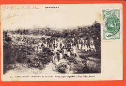 7463 / ⭐ ♥️ PORTO-NOVO Dahomey Funerailles Roi TOFFA King Funeral 1912 à Commandant TOUCHE Rue Matabiau Toulouse - Dahome