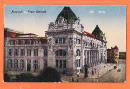 7004 /⭐ BUCURESTI Romania Posta Centrala BUCAREST Roumanie Poste Centrale 1919 Pierre Est Passé Par Grippe " R.O  - Roumanie