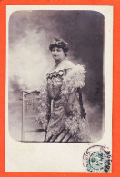 7257 / ⭐ Carte-Photo Femme Bourgeoise Robe Plumes BORDEAUX à PAUILLAC 1906 à Marguerite GREGOIRE Grand-St-Lambert - Bordeaux