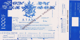 7227 / ⭐ BON TRESOR à 3 ANS Specimen Sans Valeur 1970s LA POSTE 1000 F Interet Progressif Instruction PTT - Autres & Non Classés