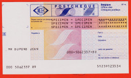 7245 / ⭐ Belgique Postscheckamt Specimen POSTCHEQUE DUPOND JEAN Outil Dictatique PTT Instruction LA  POSTE - Post Office Leaflets