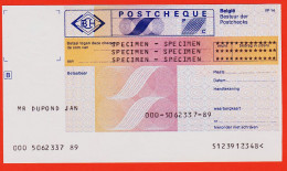 7239 / ⭐ ♥️ Belgien Postscheckamt Specimen POSTCHEQUE DUPOND JAN Outil Dictatique PTT Doc Instruction LA  POSTE - Dépliants De La Poste