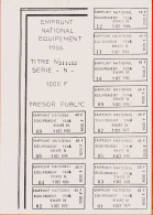 7193 / ⭐ Specimen Dictatique Emprunt National Equipement 1966 Tresor Public Fictifs Instruction Personnel PTT - Other & Unclassified