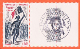 7339 / ⭐ Bord Feuille Yvert Y-T N° 1730 Obliteration 1er Jour PARIS 11-11-1972 BONAPARTE Pont ARCOLE Luxe MNH**  - Ungebraucht