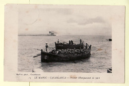 7370 / ⭐ Maroc CASABLANCA Premier Débarquement Troupes Françaises En 1911 - MAILLET N°15  - Casablanca