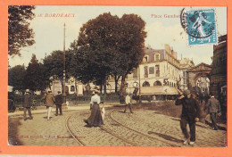 7253 / ⭐ ♥️ Rare BORDEAUX Place GAMBETTA 1909 à Heridia ESCRIBAT C SOUCADAUCH Lectoure-Edit AUX DAMES De FRANCE 18 - Bordeaux