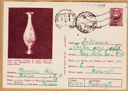 7067 /⭐ TAUTEN Cana Romana Inalta Argint Aurit Sec. IV-V Descperita TAUTENI BIHOR Romania Roumanie Carte Postala 1976 - Roumanie