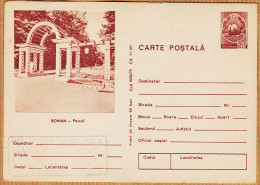 7049 /⭐ ROMAN Romania Parcul - Rotonde Entrée Du Parc Carte Postala 1975  Roumanie - Romania
