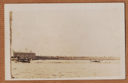 7088 / ⭐ Rare Carte-Photo CHERBOURG 50-Manche Fort  De L'EST Digue Jetée Après La Revue Navale 10 Mai 1930  - Cherbourg