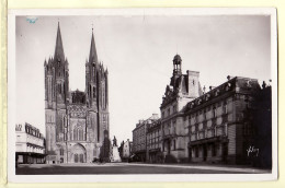 7120 / ⭐ COUTANCES 50-Manche La Cathédrale Et Hotel De Ville Place Nouvelles Galeries écrite 1950s DOUCE FRANCE YVON 643 - Coutances