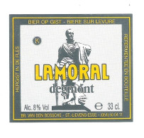 BR. VAN DEN BOSSCHE - ST.-LIEVENS-ESSE - LAMORAL  - 33 CL -  BIERETIKET  (BE 488) - Bier