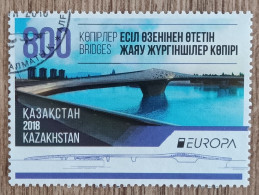 Kazakhstan - YT N°822 - Europa / Architecture Et Patrimoine / Ponts - 2018 - Oblitéré - Kazakistan