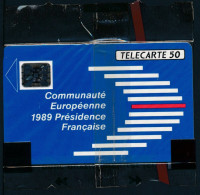 Télécartes France - Publiques N° Phonecote F107B - Communauté Européenne (50U -SC5an NSB) - 1989