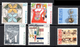 Switzerland, Used, 1993, Michel 1506 - 1509, Works Of Swiss Women, 1502 - 1504, Pro Patria - Used Stamps