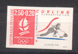 J.O. Albertville Curling De 1991 YT 2680 Sans Trace Charnière - Non Classificati