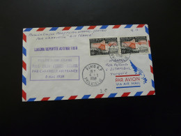 Lettre Premier Vol First Flight Cover Paris -> Istanbul Turkey Caravelle Air France 1959 (ex 1) - Eerste Vluchten