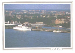 Latvia:Riga Port, Cruise Ship, 1989 - Autres & Non Classés