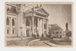 Romania Iasi * Teatrul National Vasile Alecsandri Theater Theatre Opera Monument Denkmal Statue  - Legenda Limba Romana - Roumanie