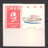J.O. Albertville Luge De 1991 YT 2679 Sans Trace Charnière - Unclassified
